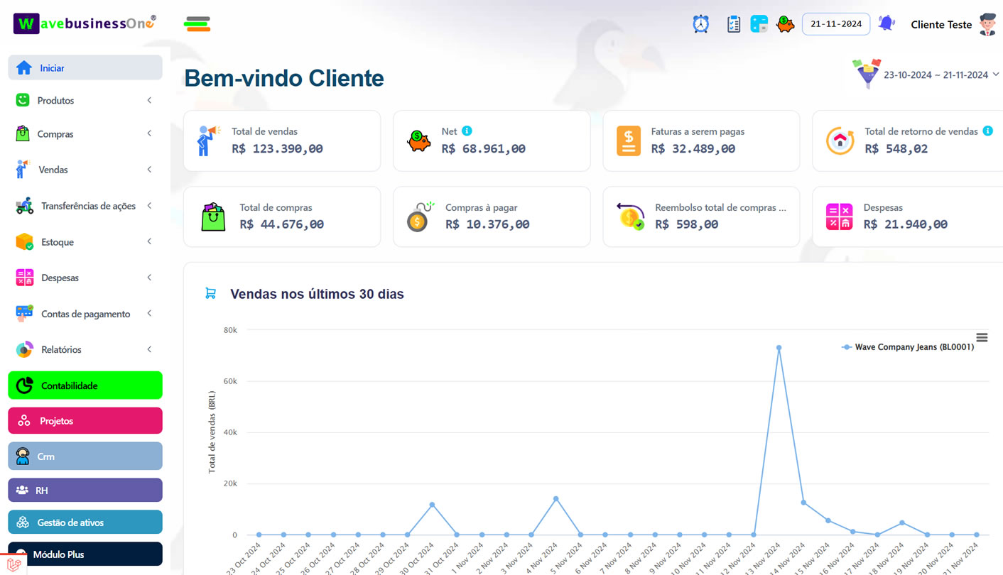 Saas de Gestão financeira